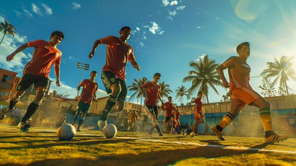 Entrainement de foot : l'importance de l'échauffement